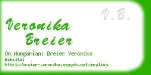 veronika breier business card